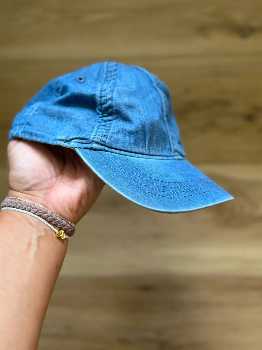 Kids Denim Cap